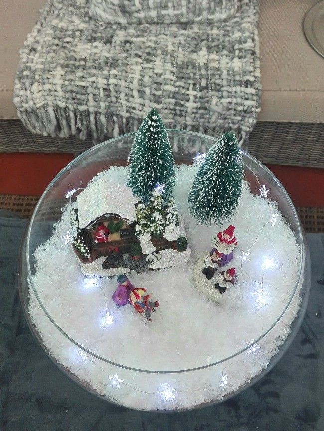 Poblado navideño paso a paso