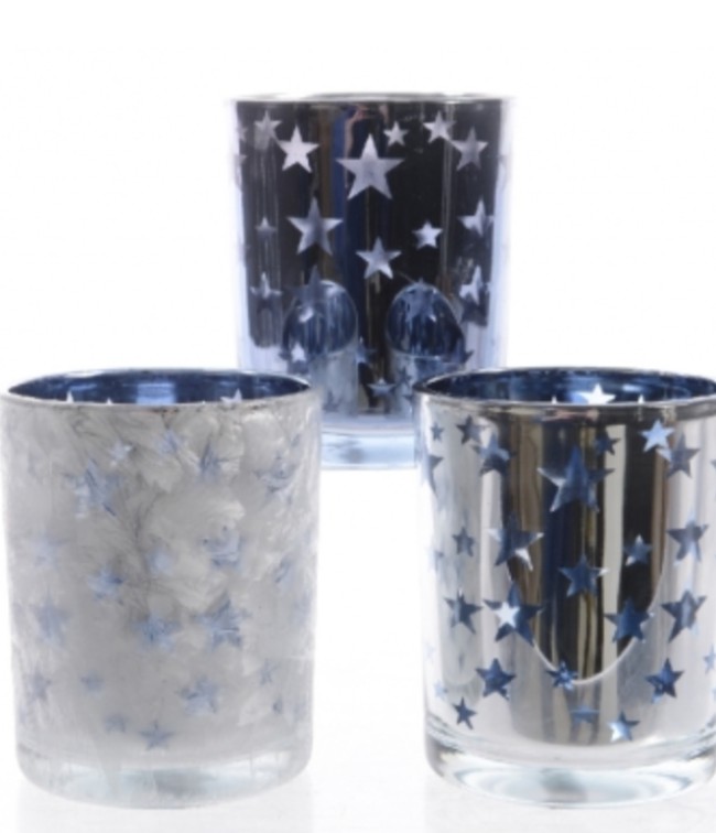 Portavelas de estrellas