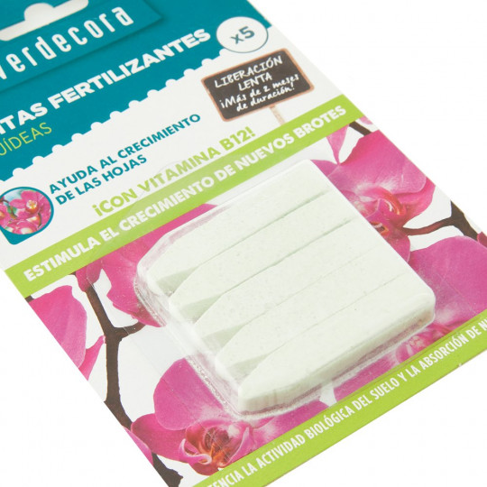 Abono en varitas para orquídeas Verdecora