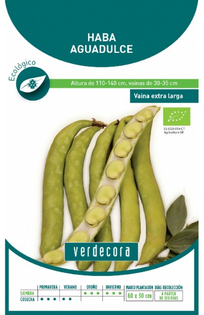 Semillas de haba aguadulce Verdecora