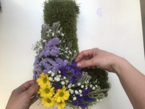 Decorar con letras con flores