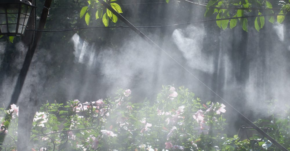 Nebulización: qué es y por qué usarlo en tu terraza o jardín