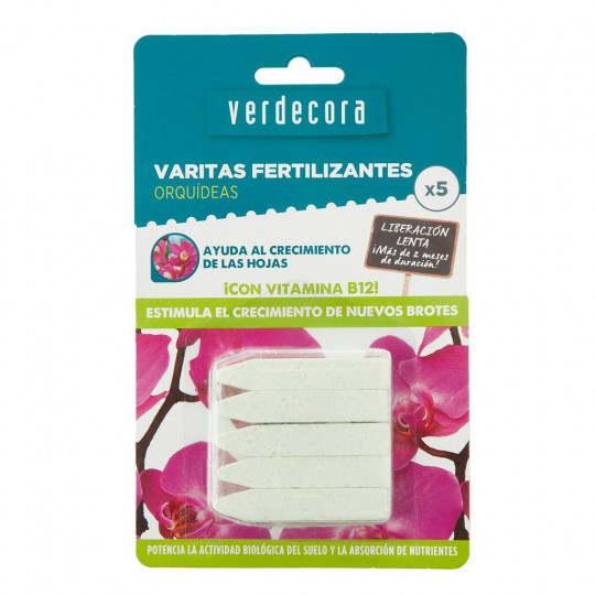 Abono para varitas de orquídeas Marca Verdecora