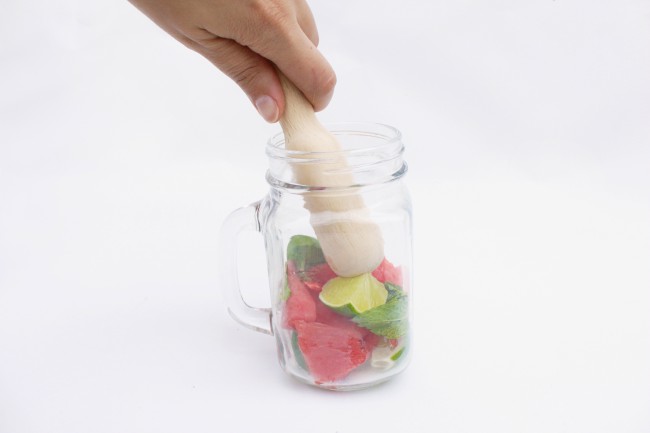 Hacer un mojito de sandía sin alcohol