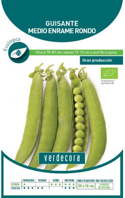 Semillas de guisante que plantar en octubre