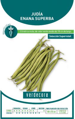 Semilla de judía verde superviolet