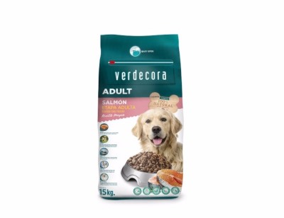 Pienso para perro adulto con salmón Verdecora