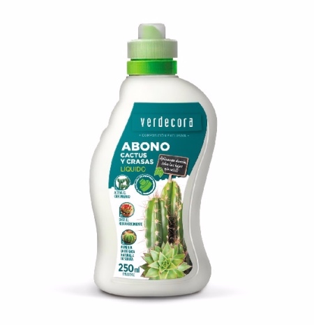 Abono para cactus y crasas Verdecora