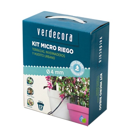 Kit de riego por goteo para huerto urbano Verdecora