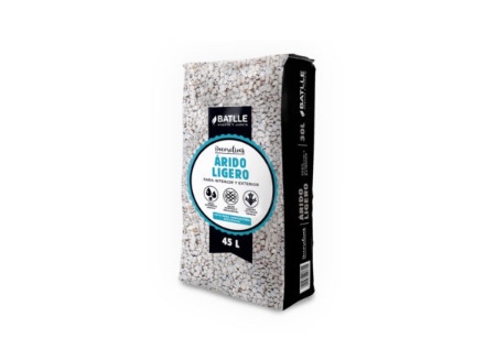 Arido ligero para jardín