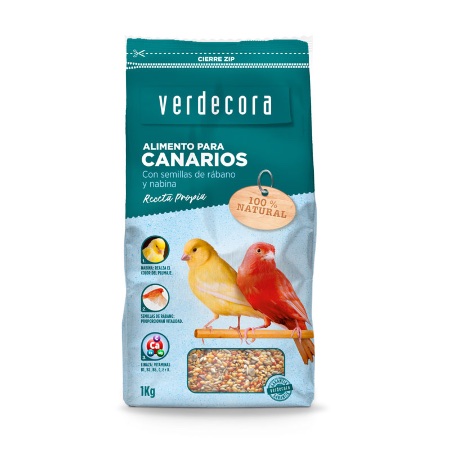Alimento Verdecora, fundamental para los cuidados del canario