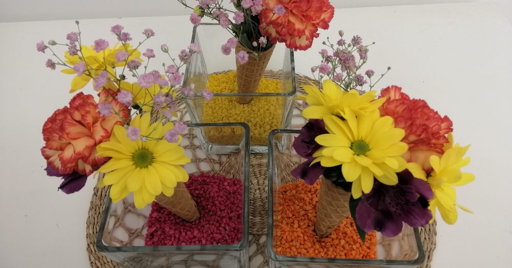 DIY Hacer cucuruchos de flores