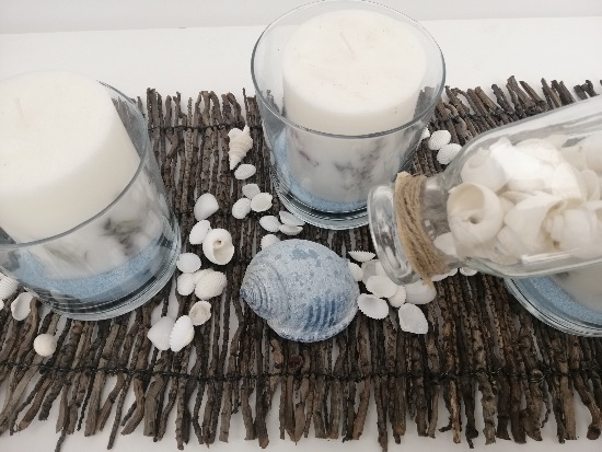 Composición con conchas