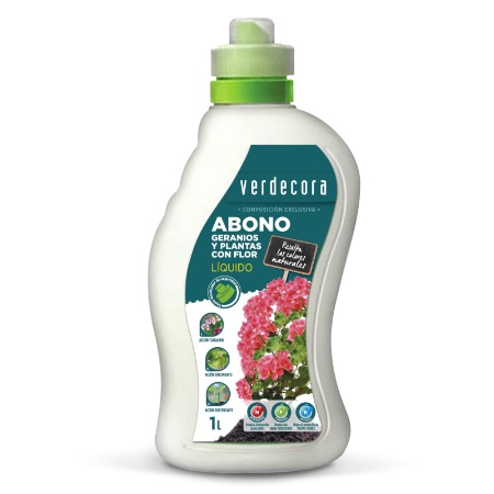 Abono para plantas en flor marca Verdecora