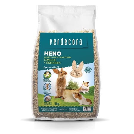 Heno para roedores y conejos