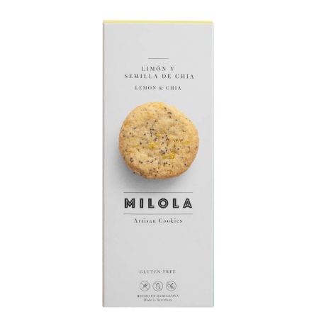 Galletas Milola de limón y semillas de chía