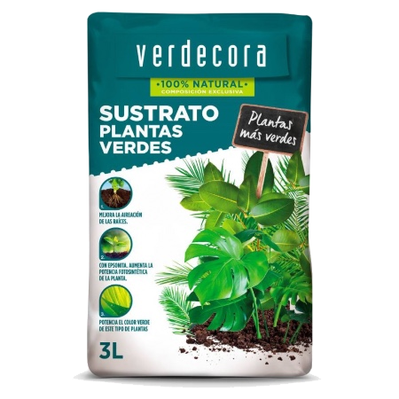 Sustrato para plantas verdes Marca Verdecora