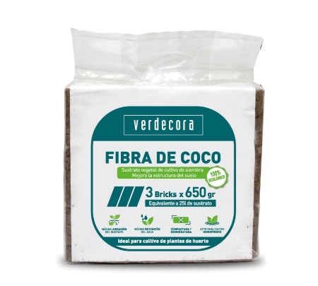 Fibra de coco Marca Verdecora