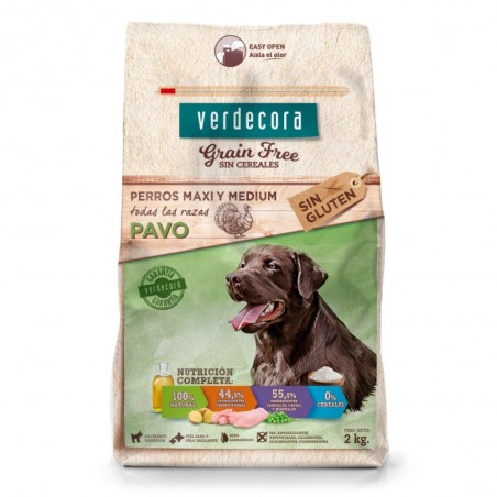 Grain free adult pavo Marca Verdecora