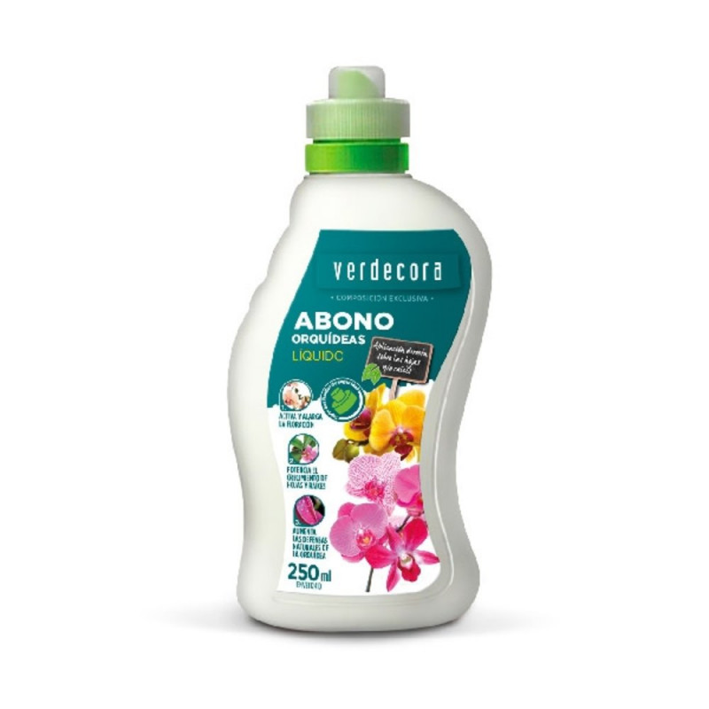 Abono líquido para orquídeas Marca Verdecora