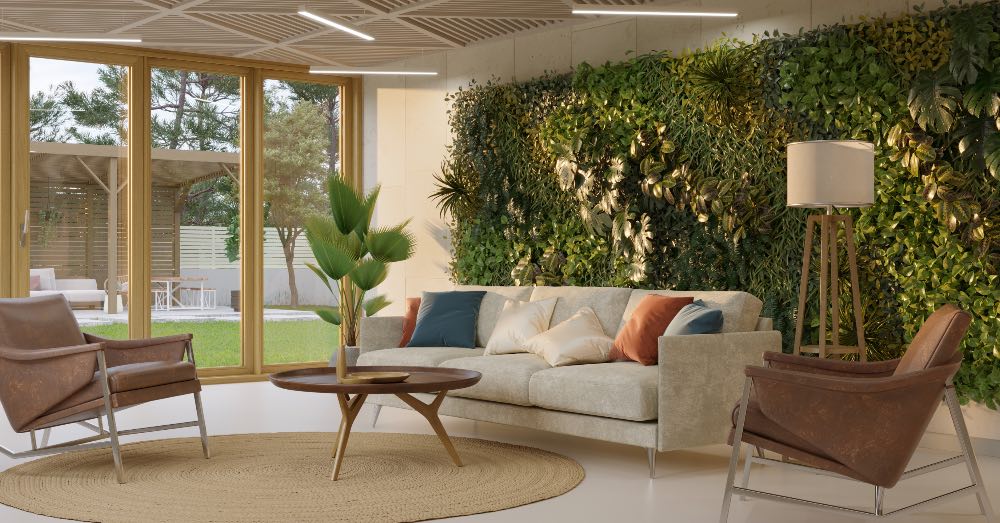7 ideas de muro verde para interiores y exteriores