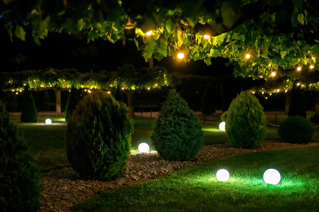 Luces solares de exterior