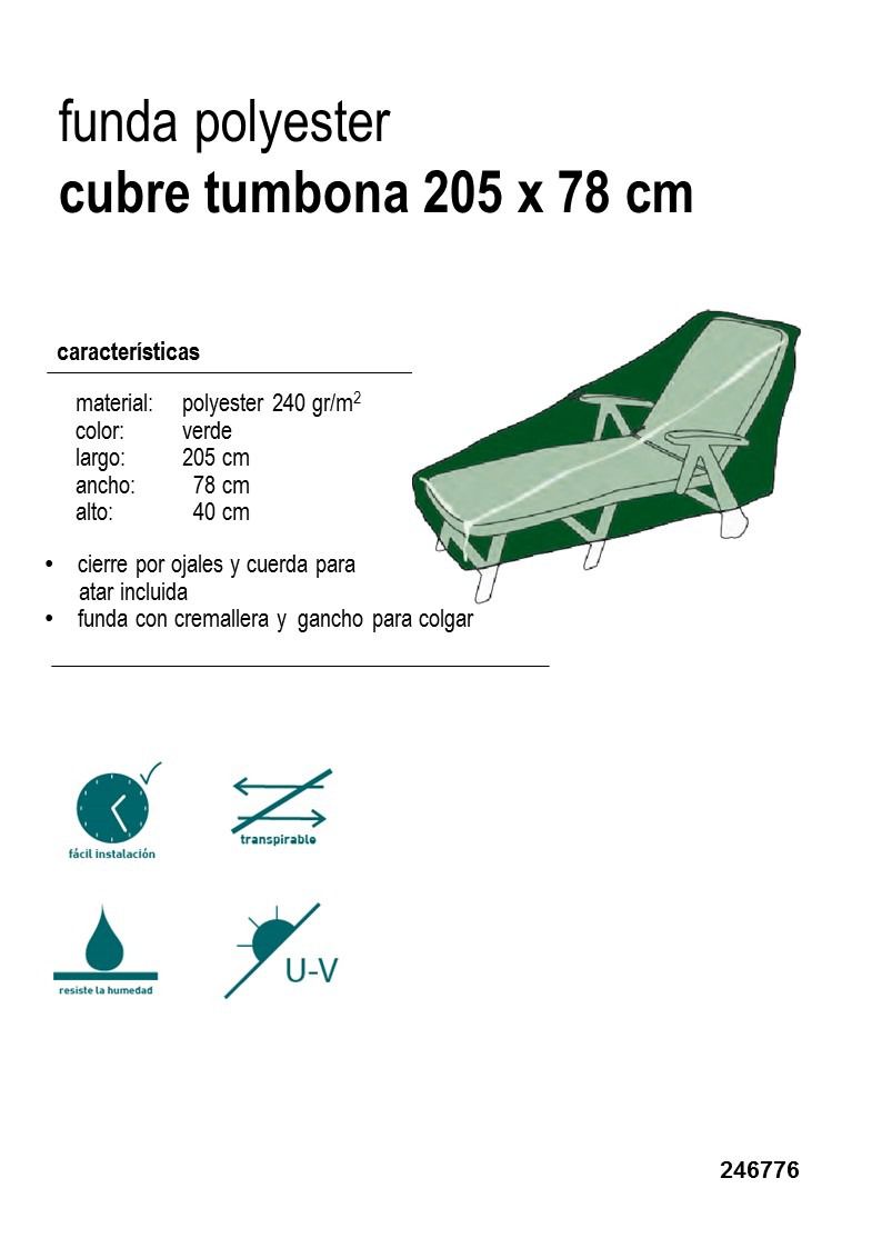 Funda para tumbona